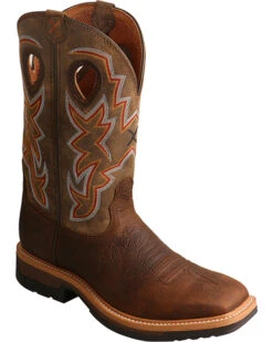 Twisted X Men's Lite Western Work Boots - Alloy Toe