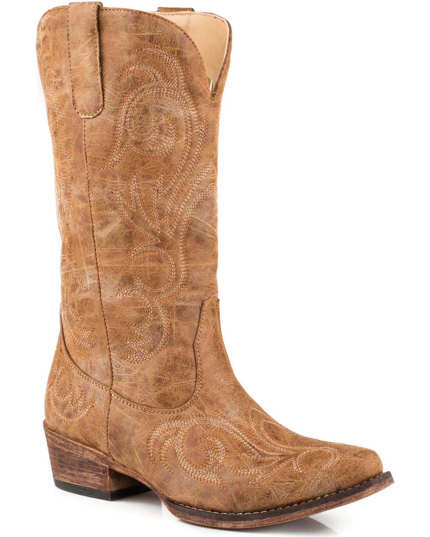 Roper Women's Riley Vintage Western Boots - Snip Toe 3 Roper Women's Riley Vintage Western Boots - Snip Toe