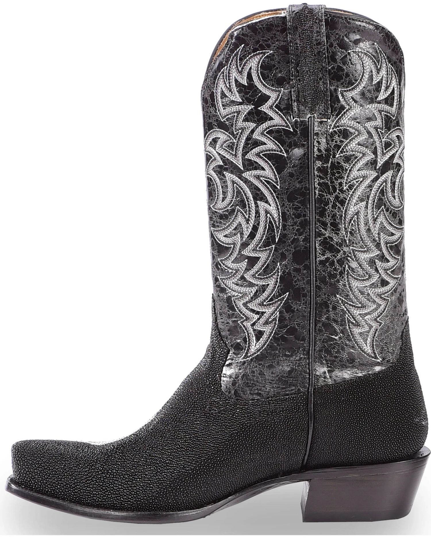 Moonshine Spirit Men's Stingray Exotic Boots - Square Toe 5 Moonshine Spirit Men's Stingray Exotic Boots - Square Toe - Image 3
