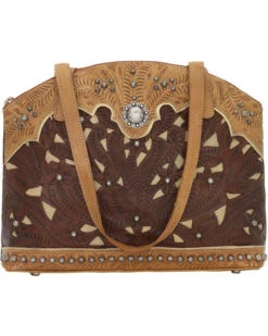 American West Women's Annie's Conceal Carry Half Moon Purse 