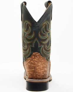 Smoky Mountain Boys' Jesse Bison Leather Print Boot - Square Toe 14 Smoky Mountain Boys' Jesse Bison Leather Print Boot - Square Toe -Twisted X Sales 2000236238 200 P5