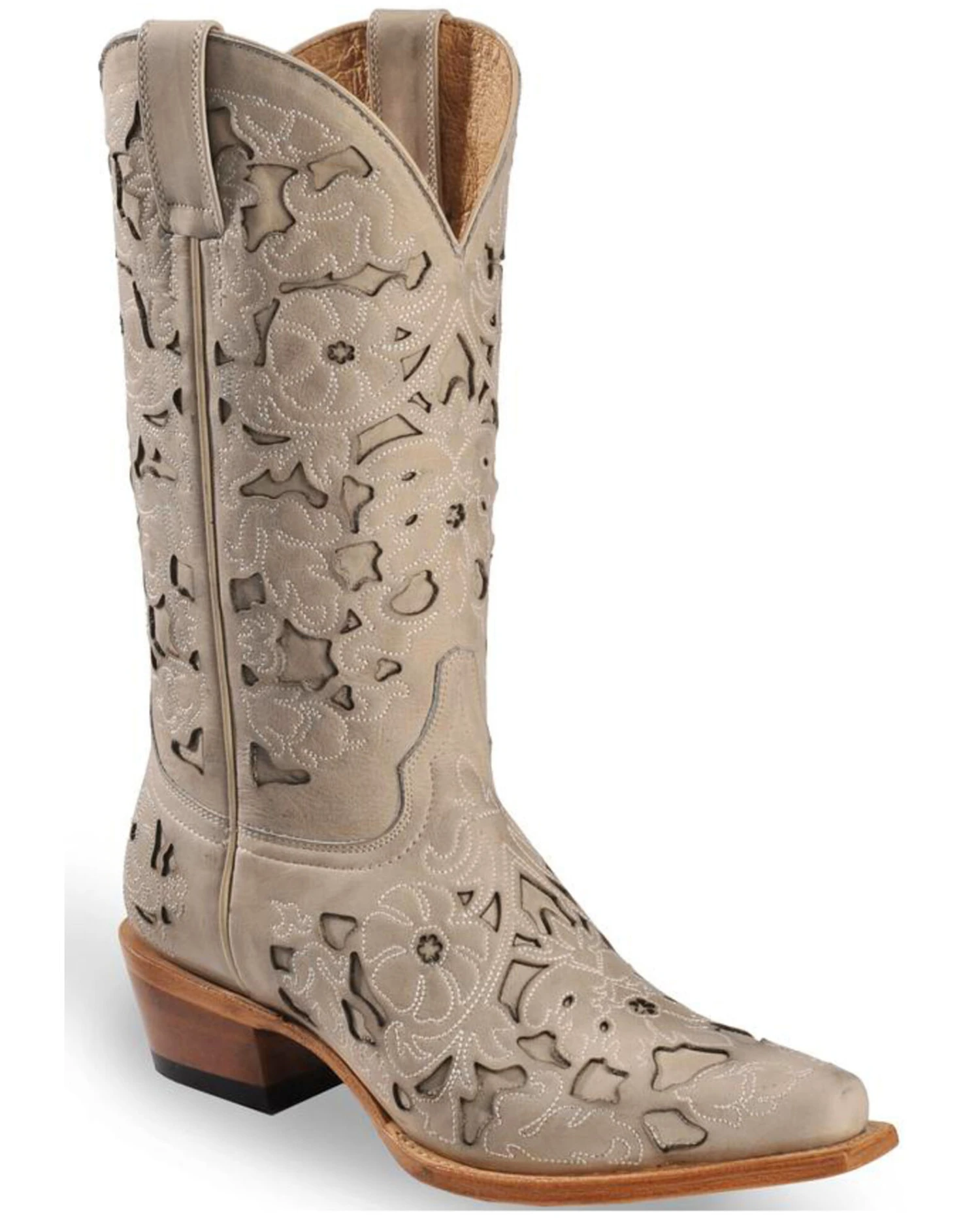 Shyanne Women's Laser Cut Western Boots - Snip Toe 3 Shyanne Women's Laser Cut Western Boots - Snip Toe
