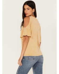 White Crow Women's I'll Drink To That Cold Shoulder Tee 9 White Crow Women's I'll Drink To That Cold Shoulder Tee -Twisted X Sales 2000238641 701 P4