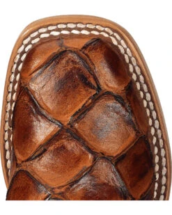 Horse Power Boys' Seas The Day Fish Print Boots - Square Toe  -Twisted X Sales 2000241197 235 TP