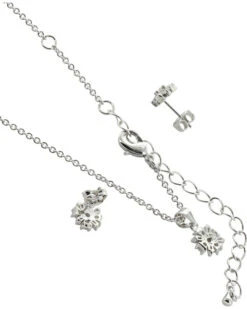 Montana Silversmiths Women's Simply Brilliant Flower Jewelry Set  -Twisted X Sales 2000244435 040 P2