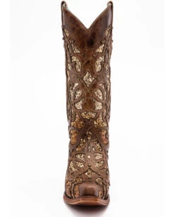 Corral Women's Golden Luminary Roots Western Boots - Snip Toe -Twisted X Sales 2000245368 281 P4