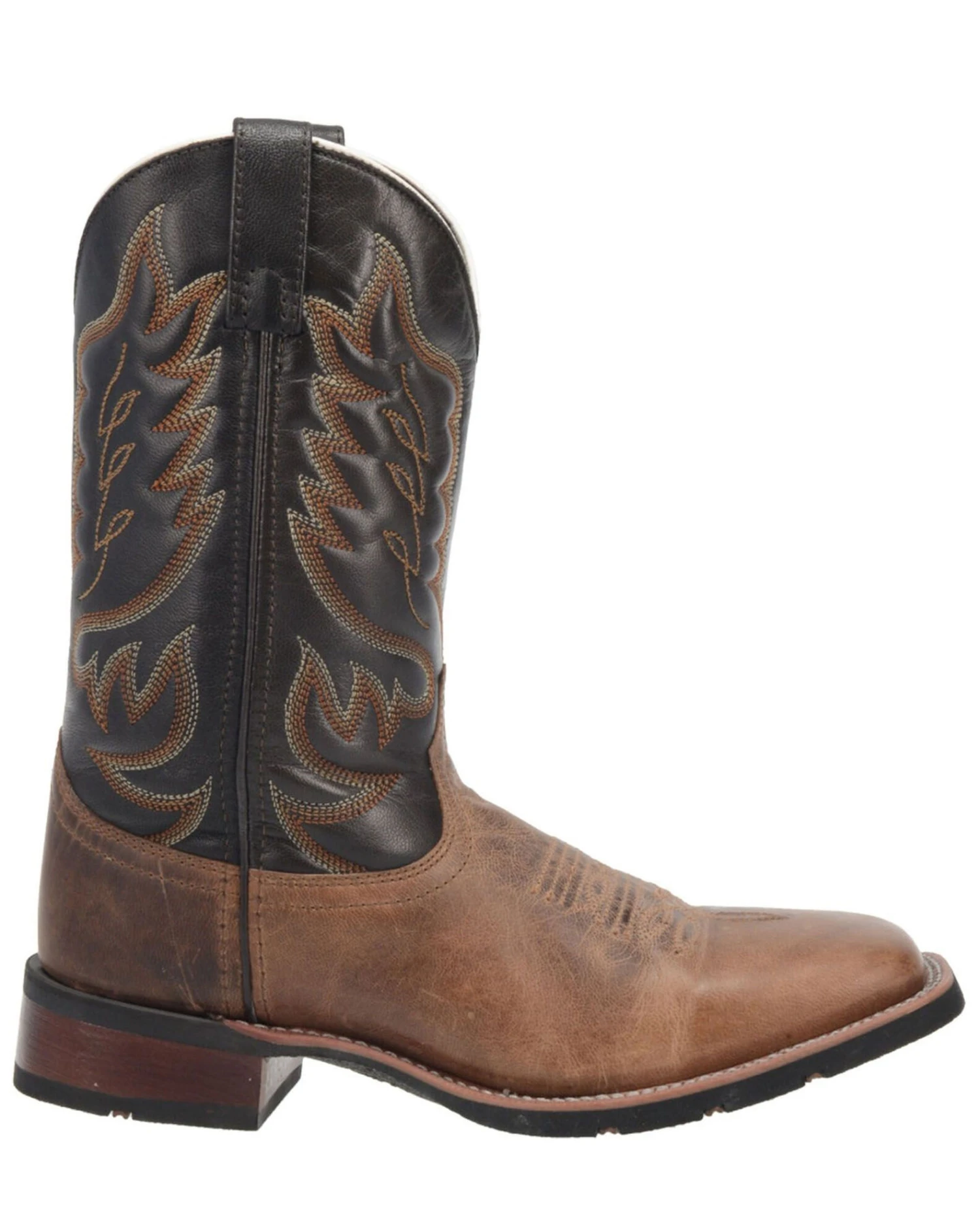 Laredo Men's Montana Western Boots - Broad Square Toe 4 Laredo Men's Montana Western Boots - Broad Square Toe - Image 2
