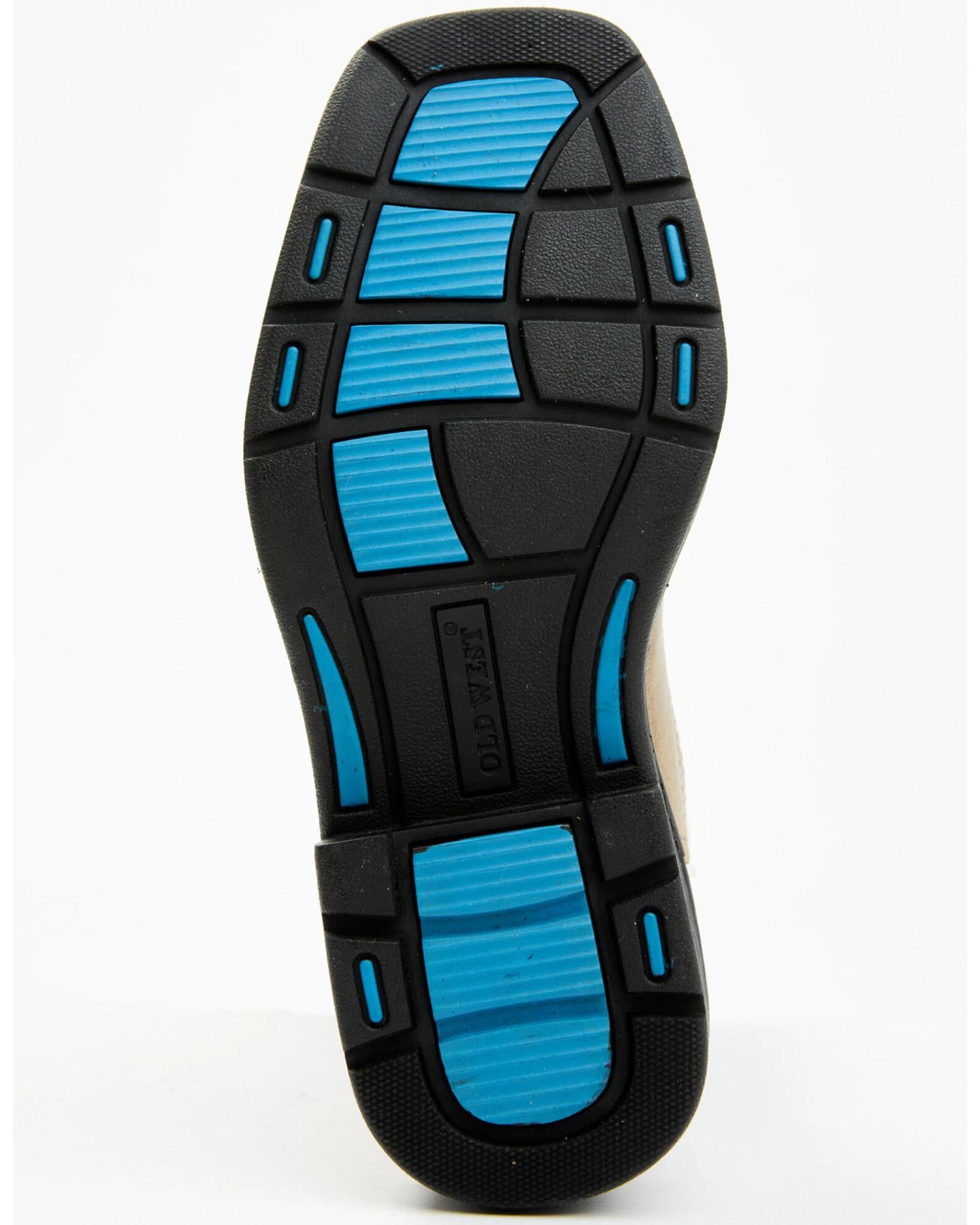 Old West Boys' Leather Work Rubber Western Boots - Square Toe 9 Old West Boys' Leather Work Rubber Western Boots - Square Toe - Image 7