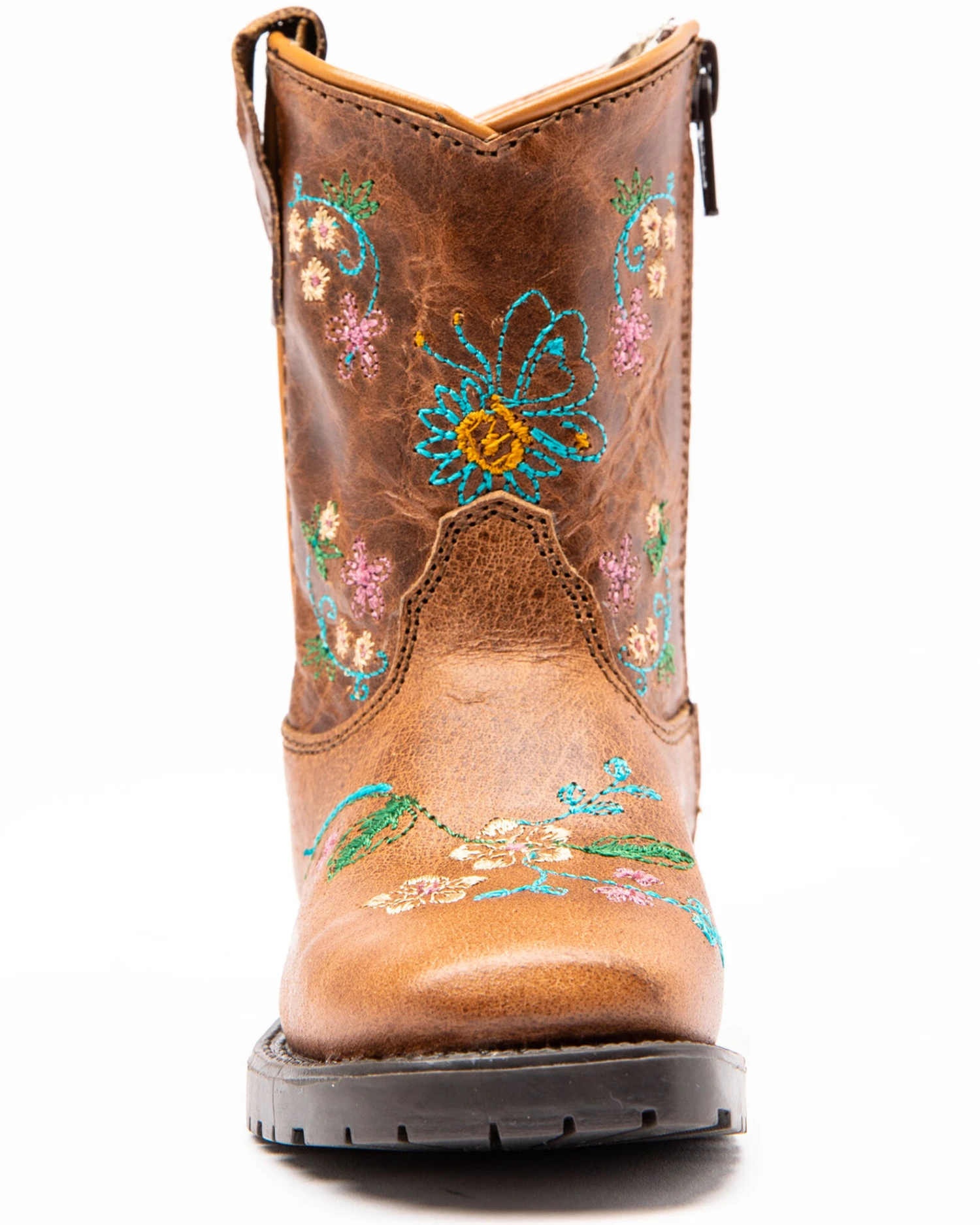 Shyanne Toddler Girls' Floral Western Boots - Square Toe 6 Shyanne Toddler Girls' Floral Western Boots - Square Toe - Image 4