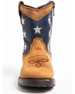 Cody James Toddler Boys' USA Flag Western Boots - Broad Square Toe -Twisted X Sales 2000253466 200 P4