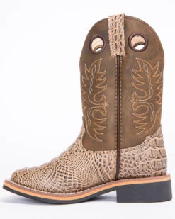 Cody James Little Boys' Gator Print Western Boots - Broad Square Toe 11 Cody James Little Boys' Gator Print Western Boots - Broad Square Toe -Twisted X Sales 2000253467 200 P3