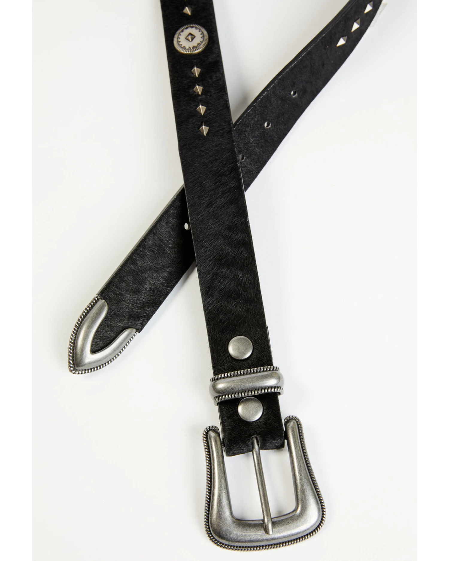 Wrangler Women's Hair On 25MM Scallop Three Piece Buckle Set 4 Wrangler Women's Hair On 25MM Scallop Three Piece Buckle Set - Image 2