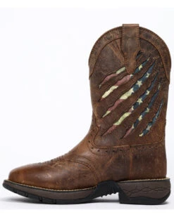 Brothers & Sons Men's Scratch American Flag Lite Performance Western Boots - Square Toe 10 Brothers & Sons Men's Scratch American Flag Lite Performance Western Boots - Square Toe -Twisted X Sales 2000258768 200 P3