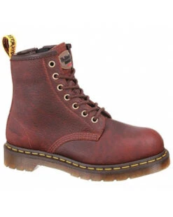Dr. Martens Maple Lace-Up Work Boots - Steel Toe