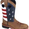 Smoky Mountain Boys' Stars And Stripes Western Boots - Square Toe 1 Smoky Mountain Boys' Stars And Stripes Western Boots - Square Toe -Twisted X Sales 2000276778 230 P1