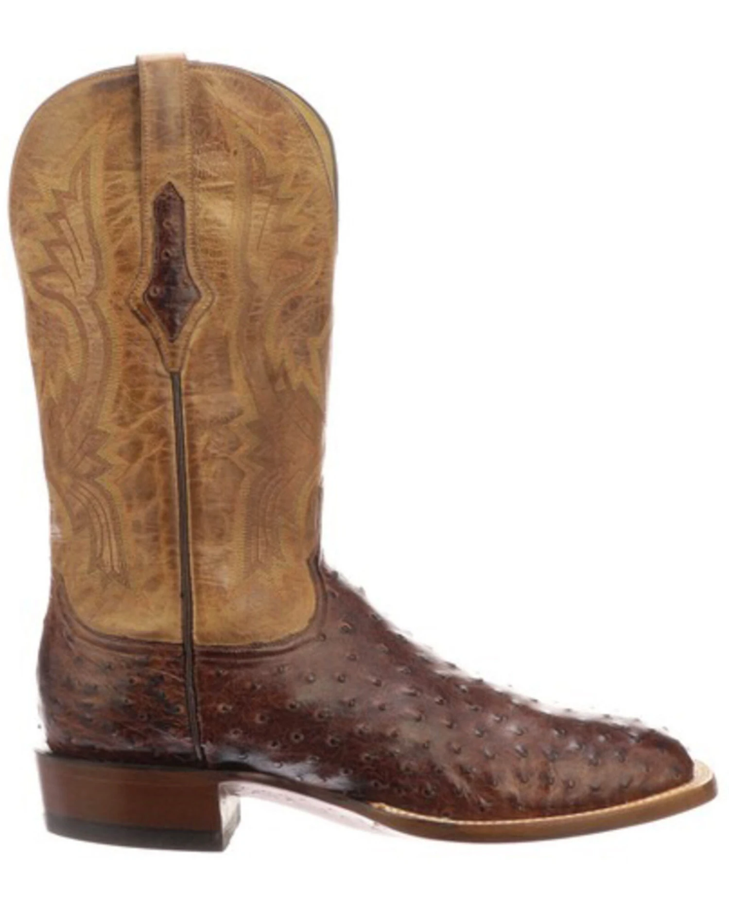 Lucchese Men's Cliff Exotic Western Boots - Square Toe 4 Lucchese Men's Cliff Exotic Western Boots - Square Toe - Image 2