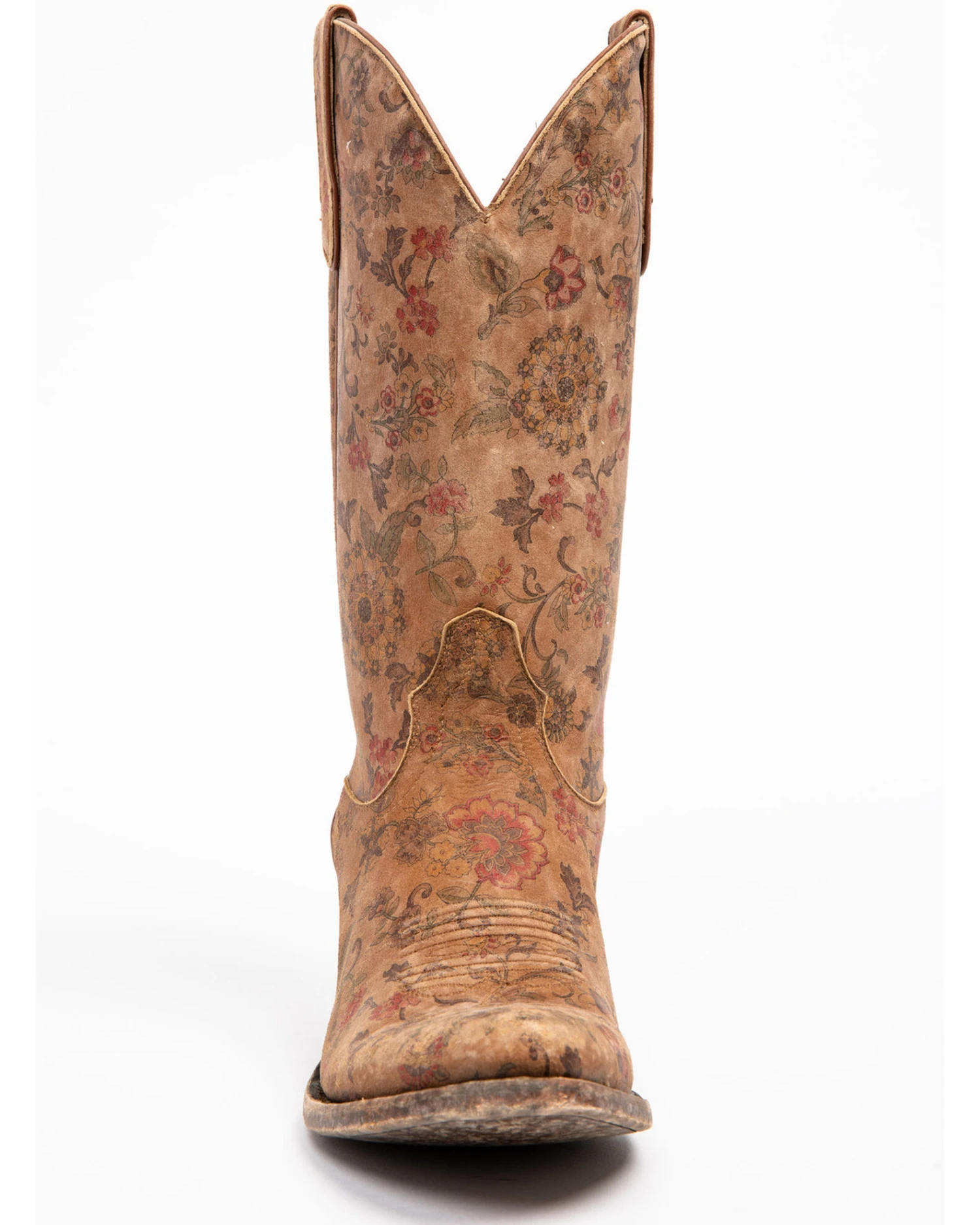 Shyanne Women's Estampada Ochre Kimono Western Boots - Round Toe 6 Shyanne Women's Estampada Ochre Kimono Western Boots - Round Toe - Image 4