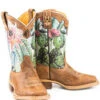 Tin Haul Girls' Cactilicious Embroidered Western Boots - Square Toe 1 Tin Haul Girls' Cactilicious Embroidered Western Boots - Square Toe -Twisted X Sales 2000279896 200 P1