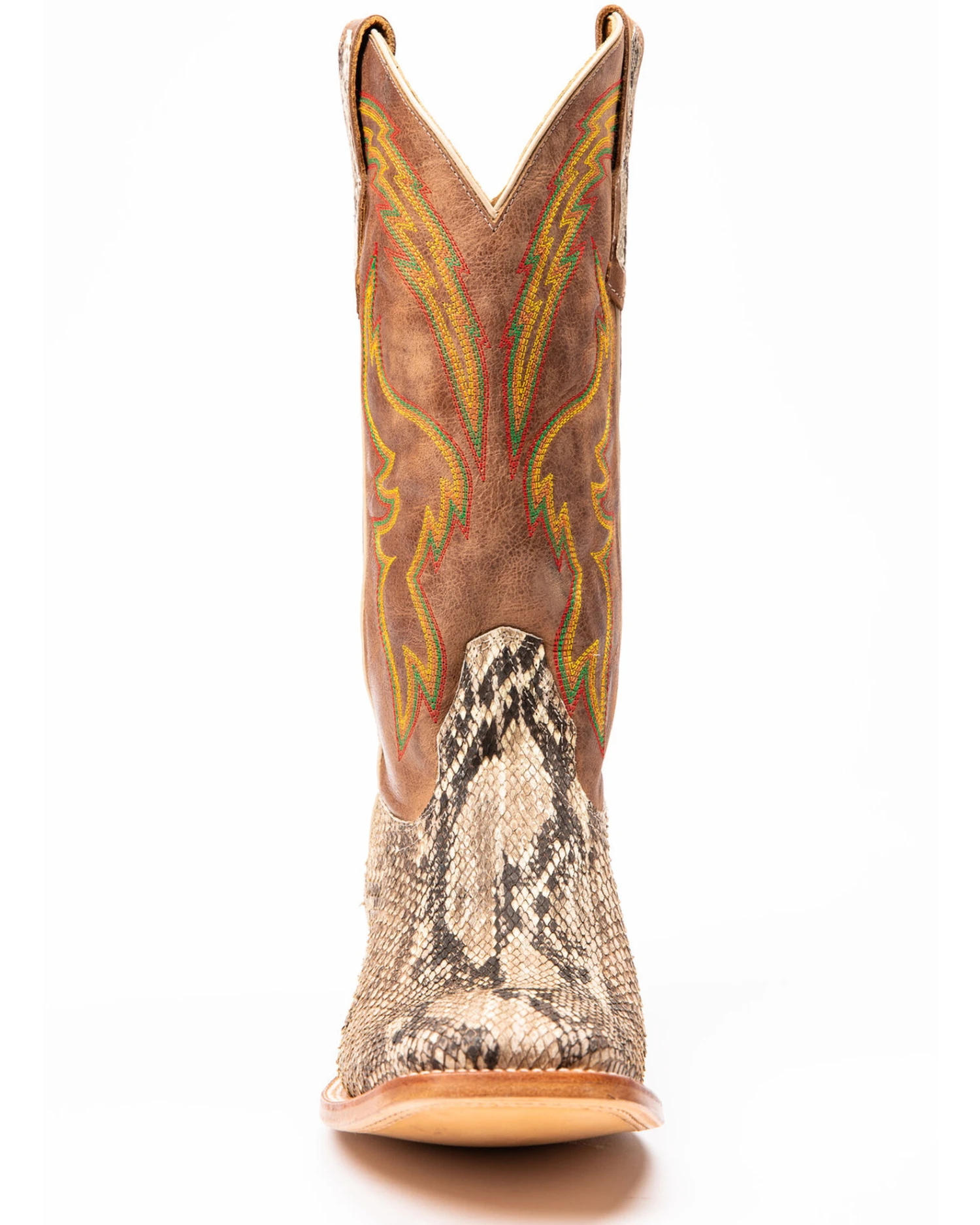 Cody James Men's Python Western Boots - Broad Square Toe 6 Cody James Men's Python Western Boots - Broad Square Toe - Image 4