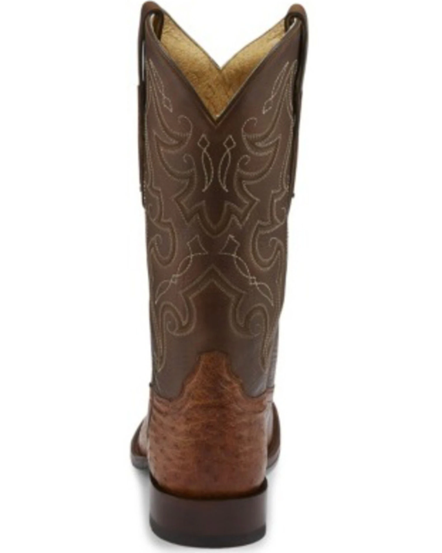 Tony Lama Men's Patron Saddle Exotic Smooth Western Boots - Round Toe 4 Tony Lama Men's Patron Saddle Exotic Smooth Western Boots - Round Toe - Image 2