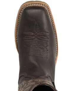 Double H Men's Dark Brown Elk Western Boots - Broad Square Toe 14 Double H Men's Dark Brown Elk Western Boots - Broad Square Toe -Twisted X Sales 2000285688 240 P6
