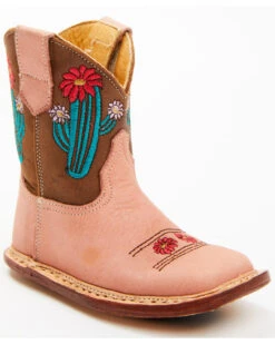 Roper Infant Girls' Cowbaby Cactus Western Boots - Square Toe