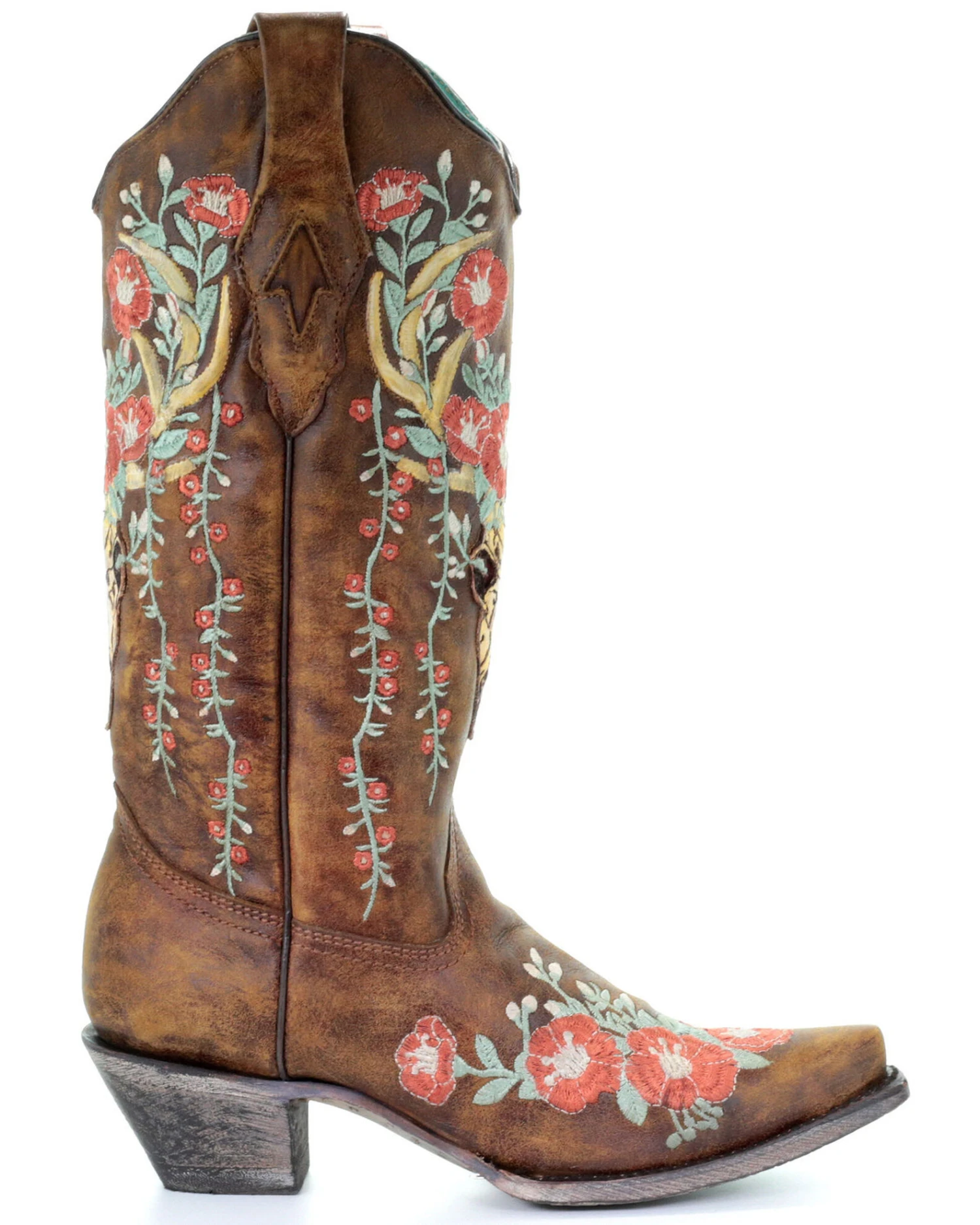 Corral Women's Deer Skull Western Boots - Snip Toe 4 Corral Women's Deer Skull Western Boots - Snip Toe - Image 2