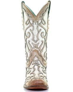 Corral Women's White Glitter Inlay Western Boots - Square Toe 11 Corral Women's White Glitter Inlay Western Boots - Square Toe -Twisted X Sales 2000288063 103 P5