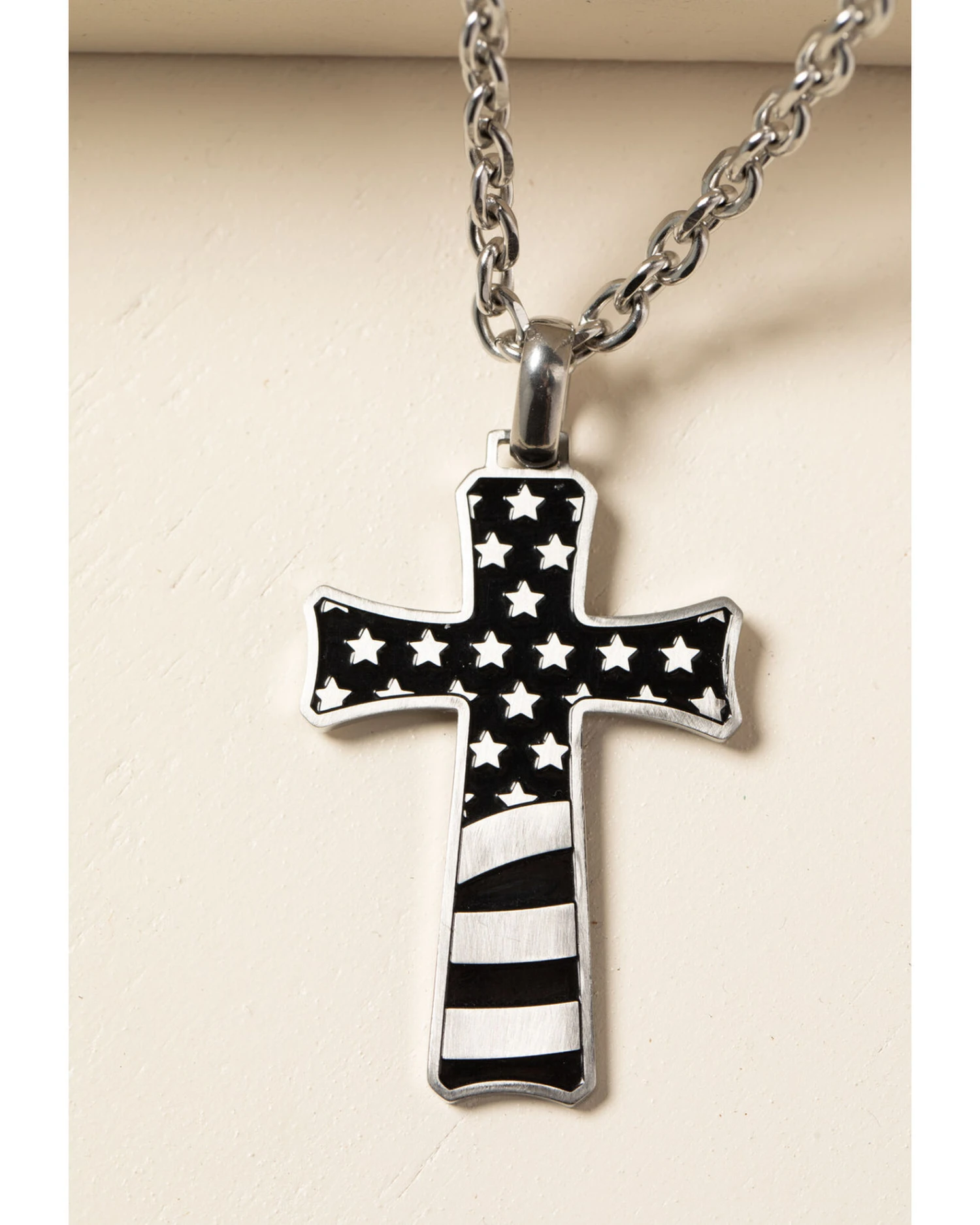 Cody James Men's Stainless Flag Cross 4 Cody James Men's Stainless Flag Cross - Image 2