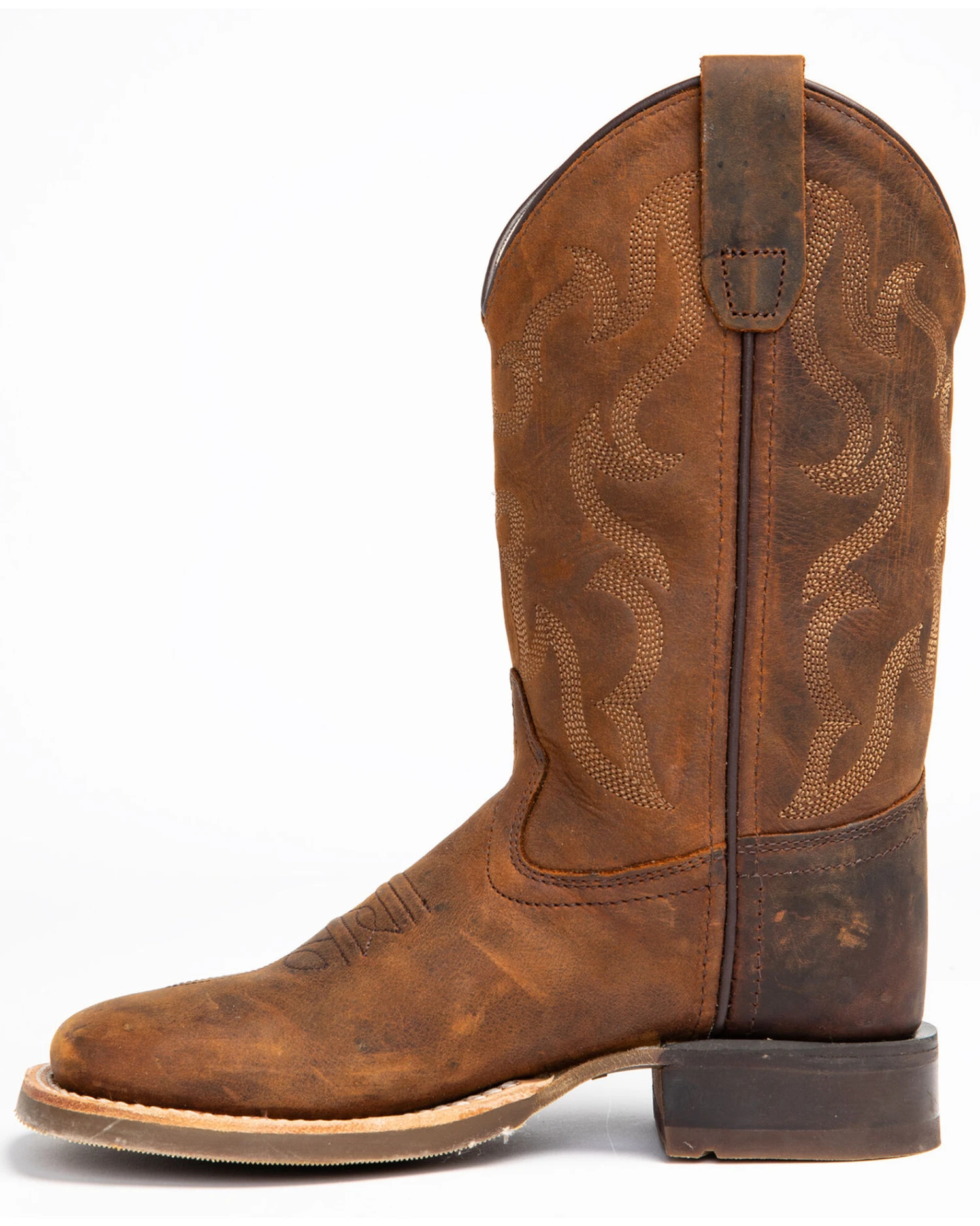 Cody James Boys' Full-Grain Leather Western Boots - Square Toe 5 Cody James Boys' Full-Grain Leather Western Boots - Square Toe - Image 3