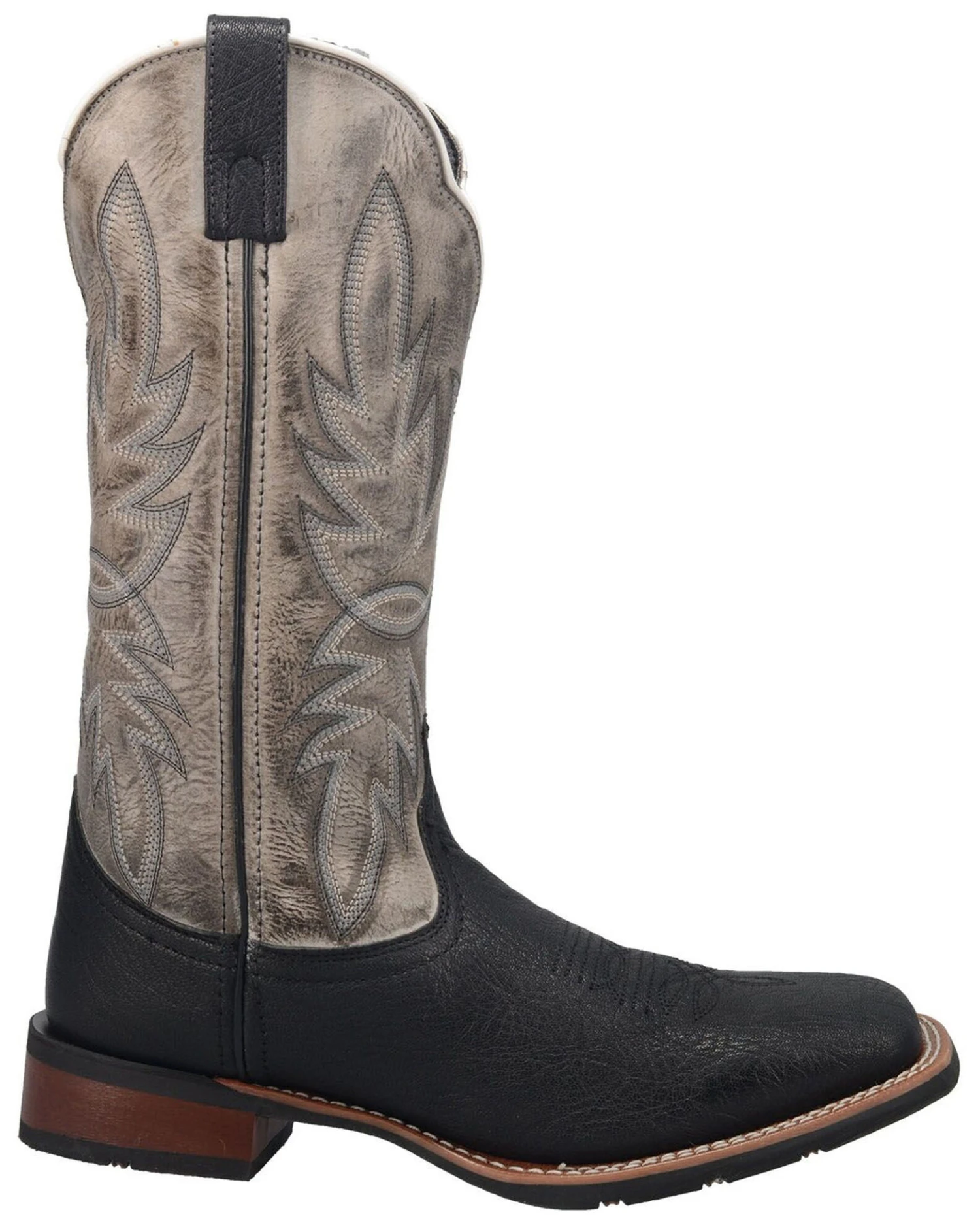 Laredo Men's Isaac Western Boots - Broad Square Toe 4 Laredo Men's Isaac Western Boots - Broad Square Toe - Image 2