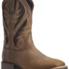 Ariat Men's Hybrid VentTEK Distressed Western Performance Boots - Broad Square Toe -Twisted X Sales 2000293992 200 P1