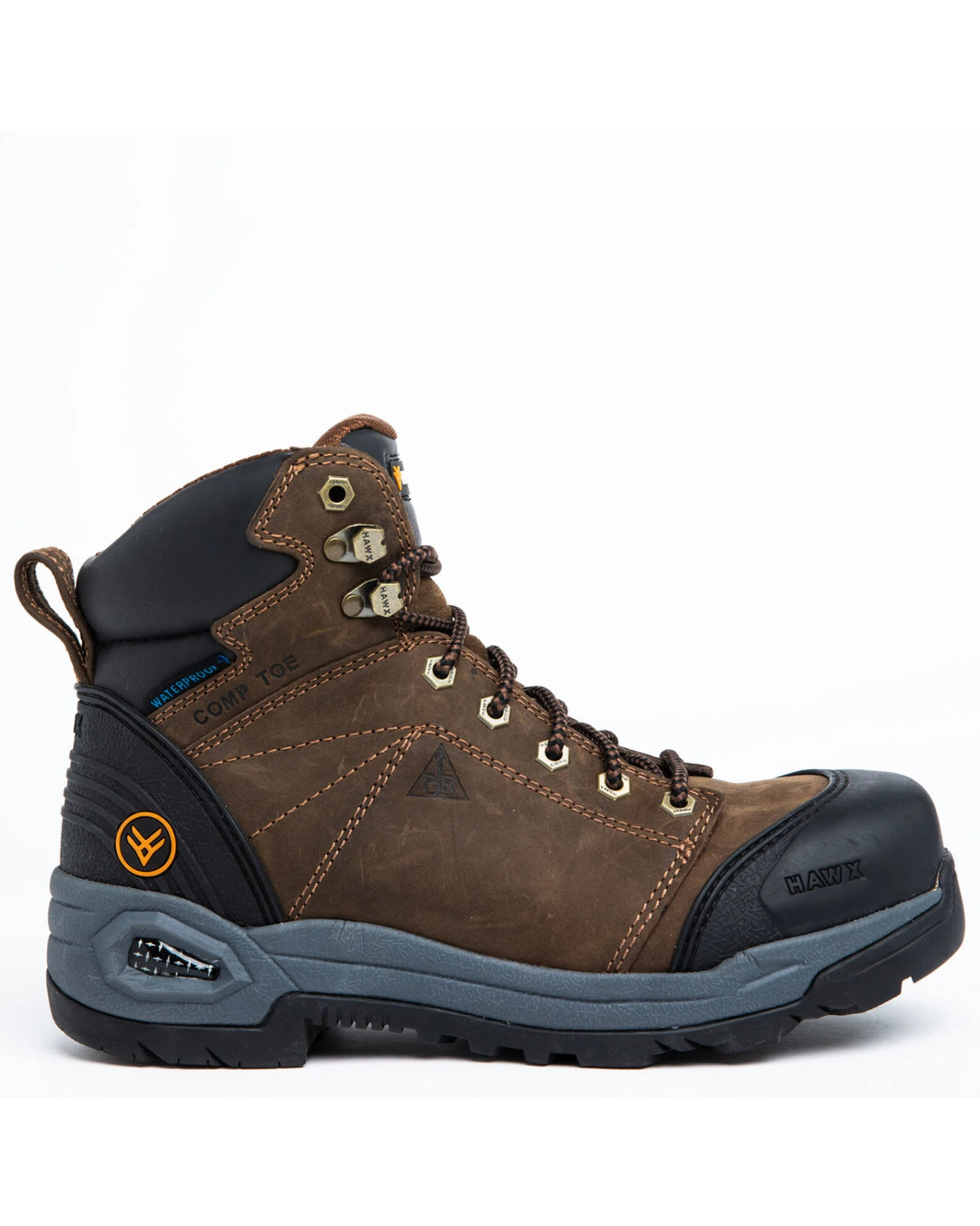 Hawx Men's 6" Crew Chief Work Boots - Composite Toe 4 Hawx Men's 6" Crew Chief Work Boots - Composite Toe - Image 2