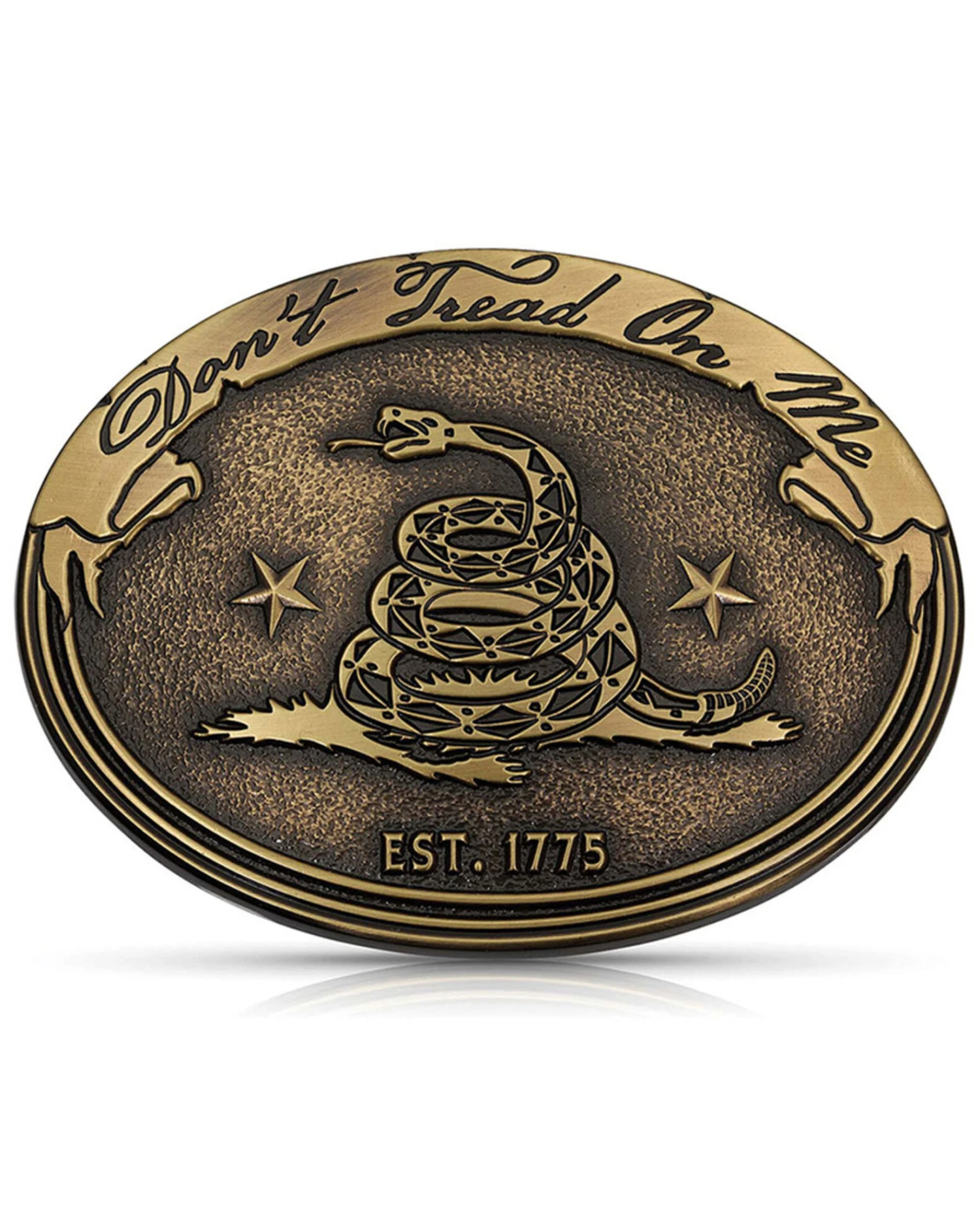 Montana Silversmiths Men's Don'e Tread On Me Gadsden Buckle 3 Montana Silversmiths Men's Don'e Tread On Me Gadsden Buckle