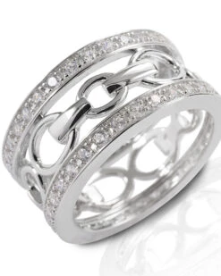 Kelly Herd Women's Wide Band Bit Ring