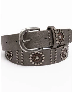 Shyanne Women's Floral Studded Pewter Belt 8 Shyanne Women's Floral Studded Pewter Belt -Twisted X Sales 2000309239 040 P3