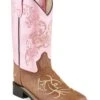 Old West Girls' Western Boots - Square Toe 2 Old West Girls' Western Boots - Square Toe -Twisted X Sales 2000314054 280 P1