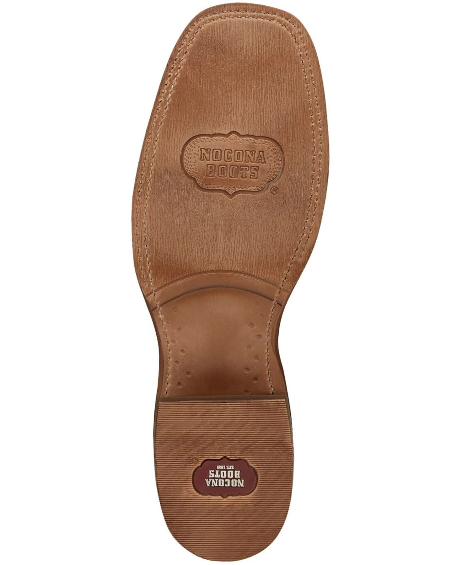 Nocona Men's Go Round Cognac Western Boots - Square Toe 9 Nocona Men's Go Round Cognac Western Boots - Square Toe - Image 7