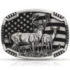 Montana Silversmiths Men's Matched Pair Deer Buckle 2 Montana Silversmiths Men's Matched Pair Deer Buckle -Twisted X Sales 2000318597 040 P1