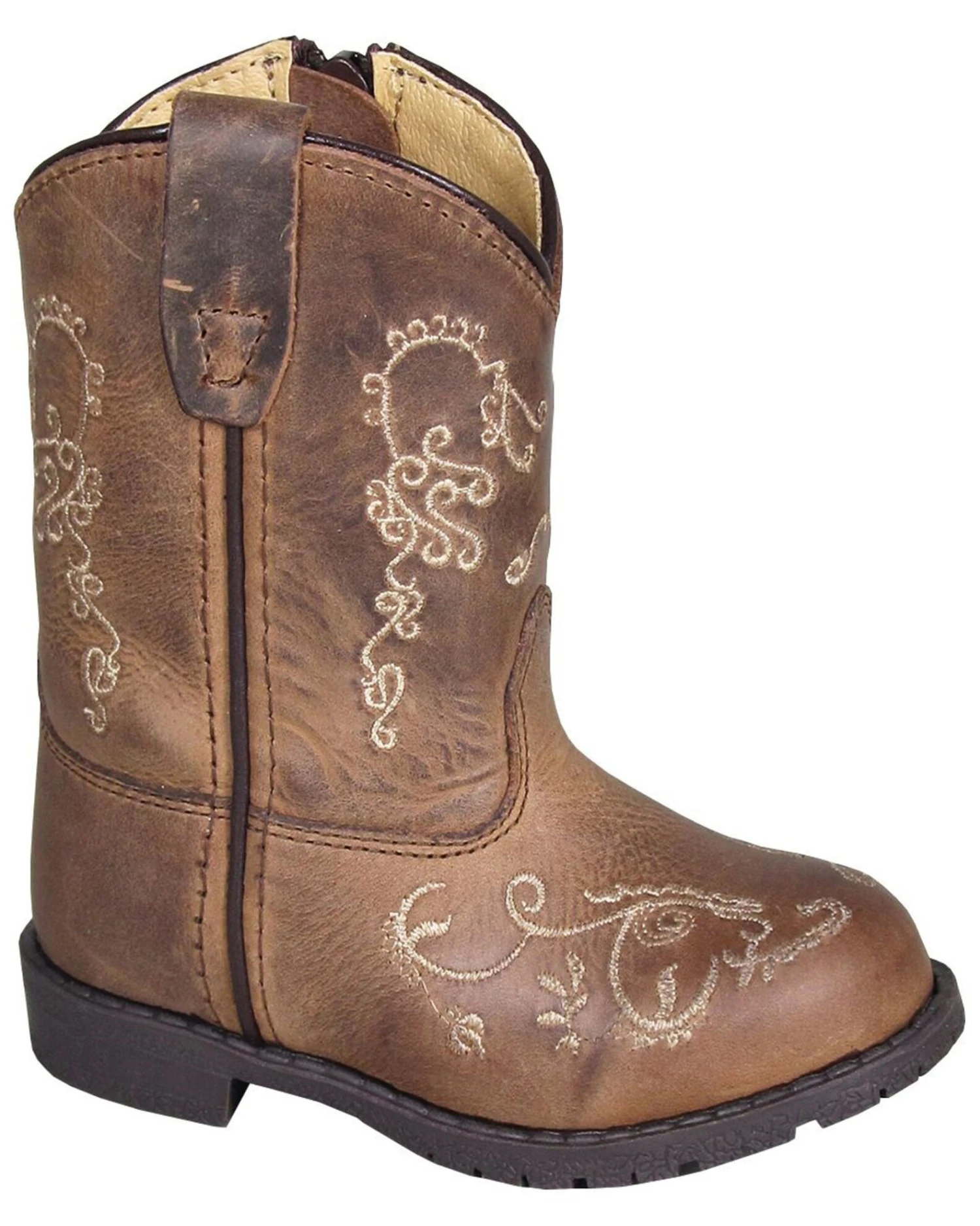 Smoky Mountain Toddler Girls' Hopalong Western Boots - Round Toe 3 Smoky Mountain Toddler Girls' Hopalong Western Boots - Round Toe