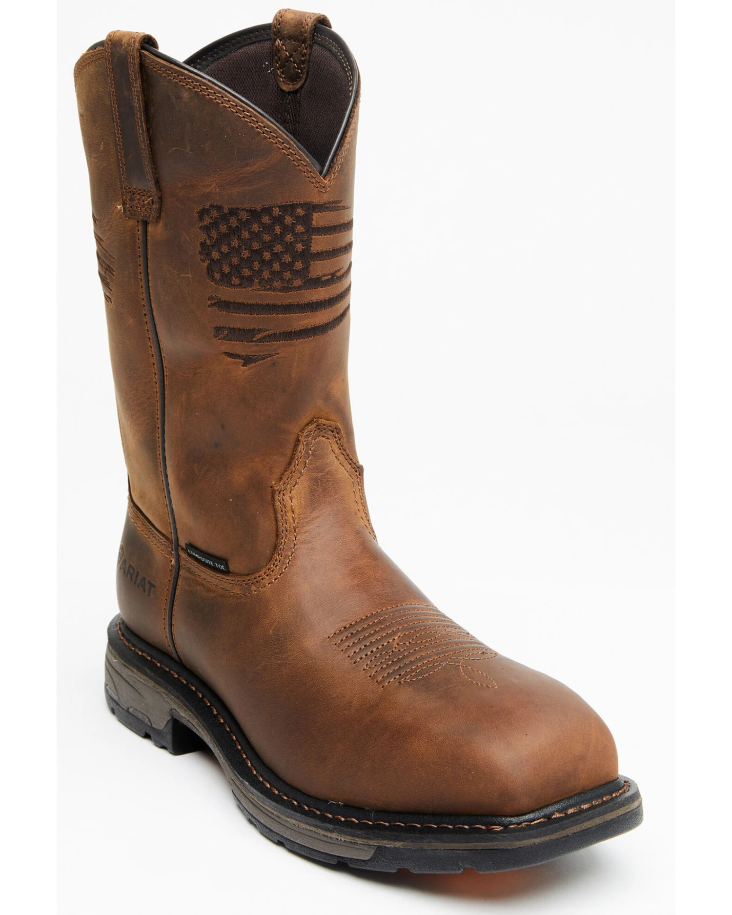 Ariat Men's Liberty 11" Workhog Western Work Boots - Broad Square Toe 3 Ariat Men's Liberty 11" Workhog Western Work Boots - Broad Square Toe
