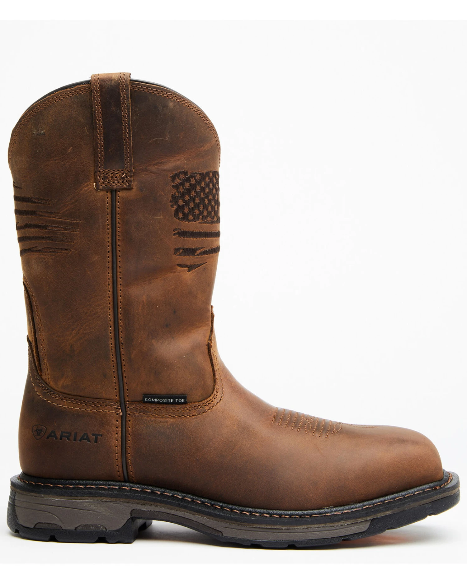 Ariat Men's Liberty 11" Workhog Western Work Boots - Broad Square Toe 4 Ariat Men's Liberty 11" Workhog Western Work Boots - Broad Square Toe - Image 2