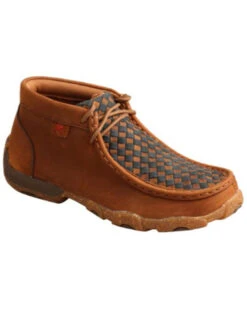 Twisted X Boys' Weave Driving Shoes - Moc Toe