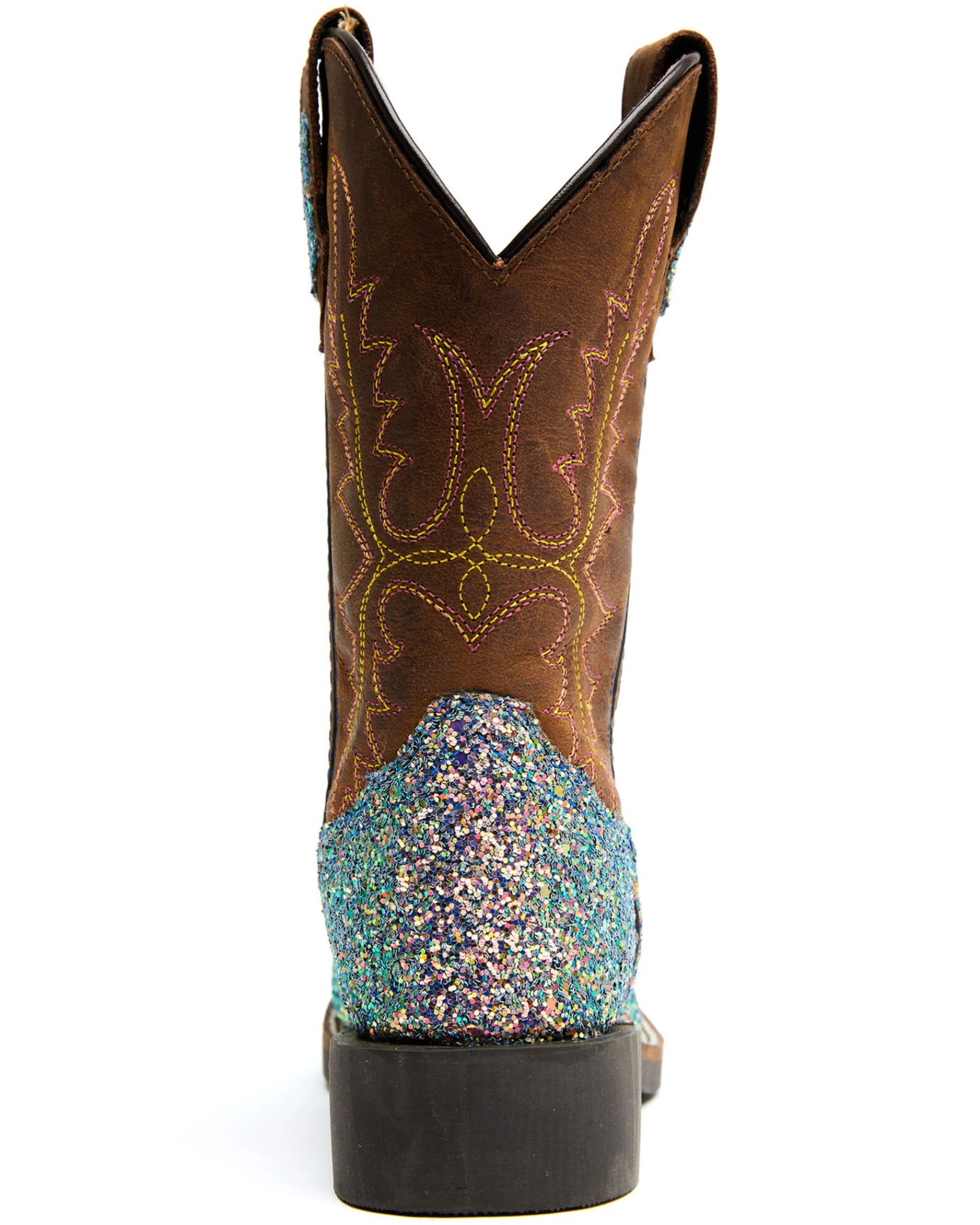 Shyanne Girls' Glitterama Western Boots - Broad Square Toe 7 Shyanne Girls' Glitterama Western Boots - Broad Square Toe - Image 5