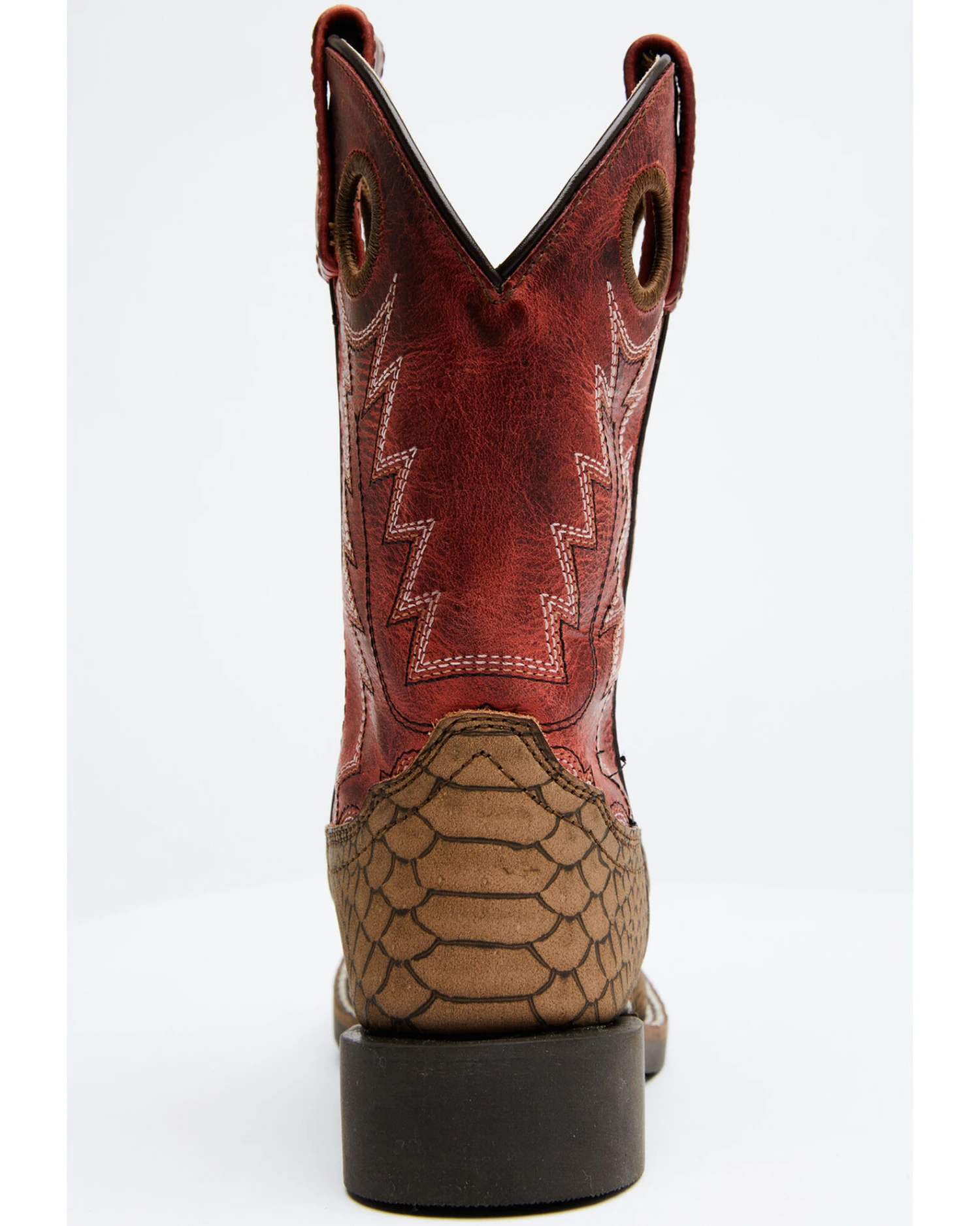 Cody James Boys' Reptile Print Western Boots - Broad Square Toe 7 Cody James Boys' Reptile Print Western Boots - Broad Square Toe - Image 5