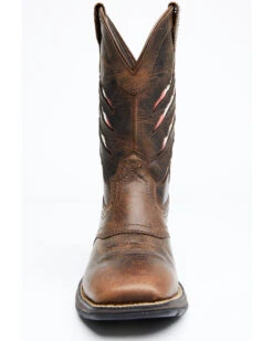 Brothers & Sons Men's Scratch Mexico Flag Lite Performance Western Boots - Broad Square Toe -Twisted X Sales 2000330394 200 P5