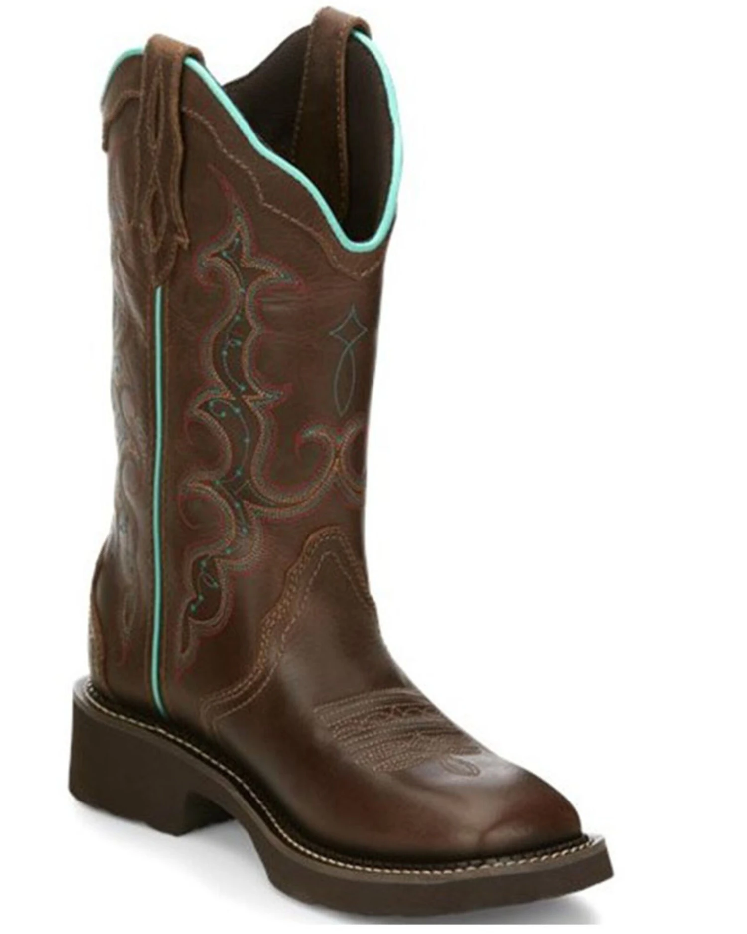 Justin Women's Raya Western Boots - Square Toe 3 Justin Women's Raya Western Boots - Square Toe