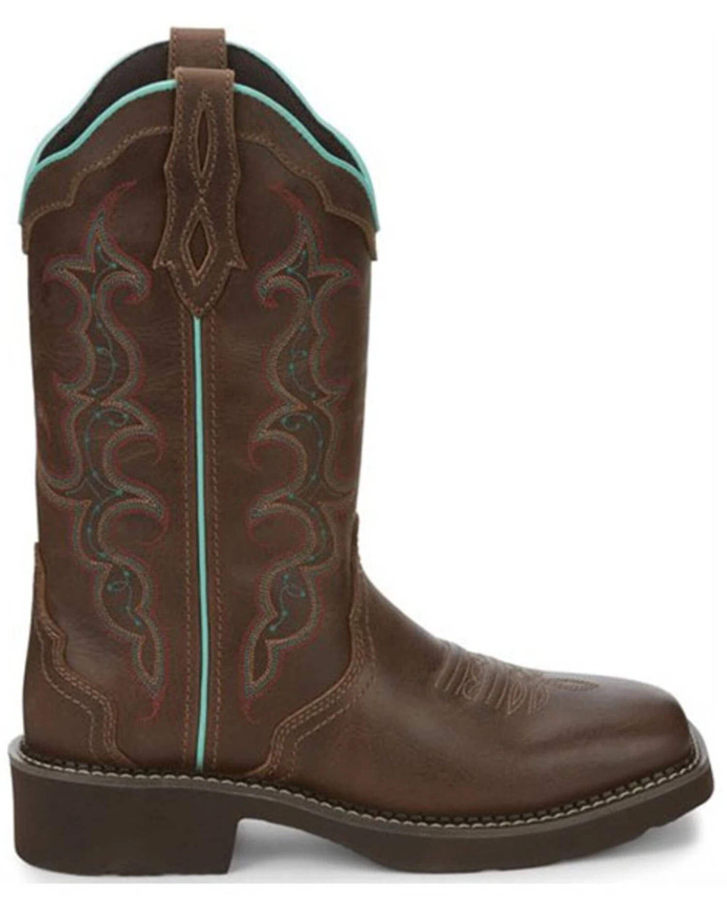 Justin Women's Raya Western Boots - Square Toe 4 Justin Women's Raya Western Boots - Square Toe - Image 2