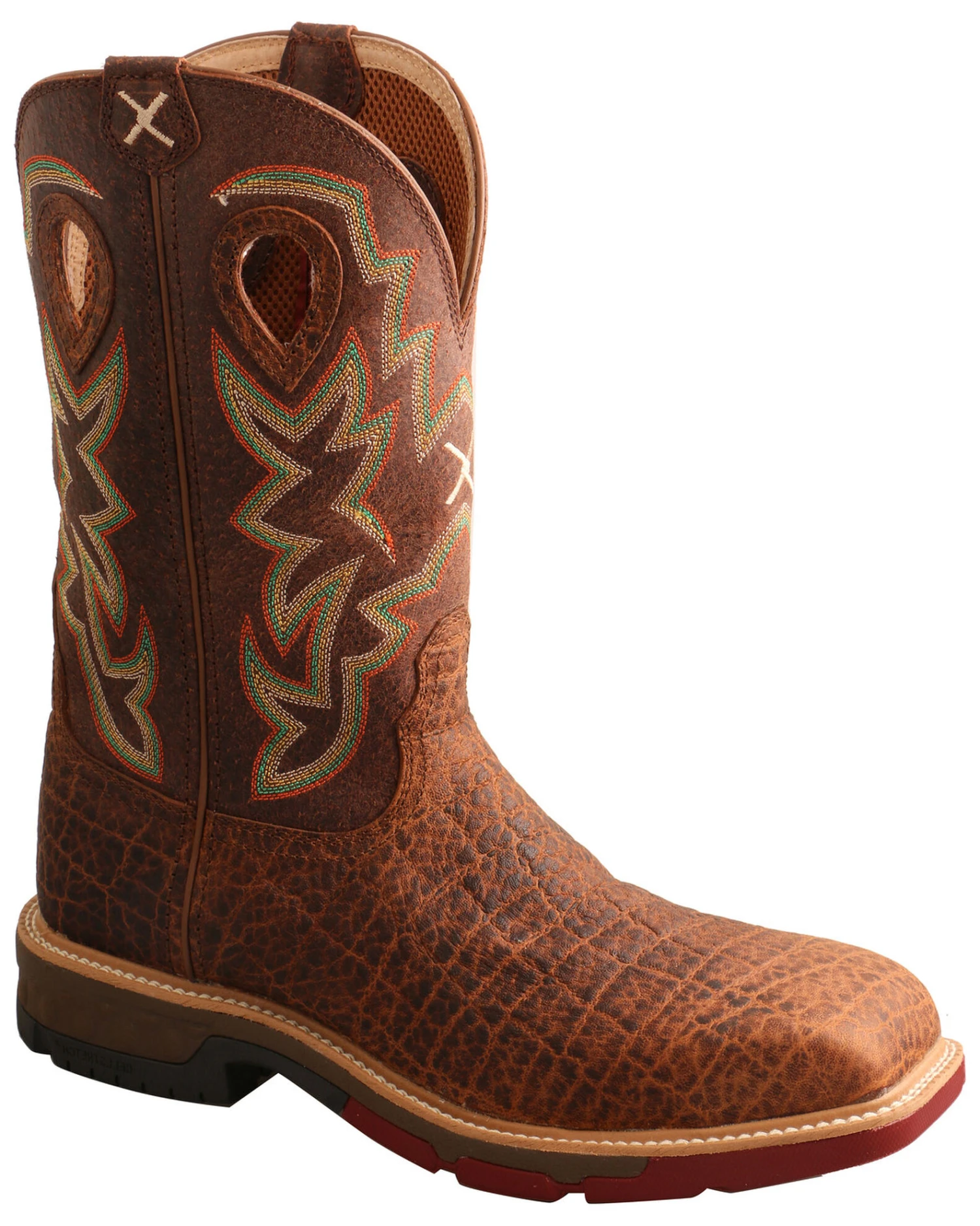 Twisted X Men's Tan Western Work Boots - Soft Toe 3 Twisted X Men's Tan Western Work Boots - Soft Toe
