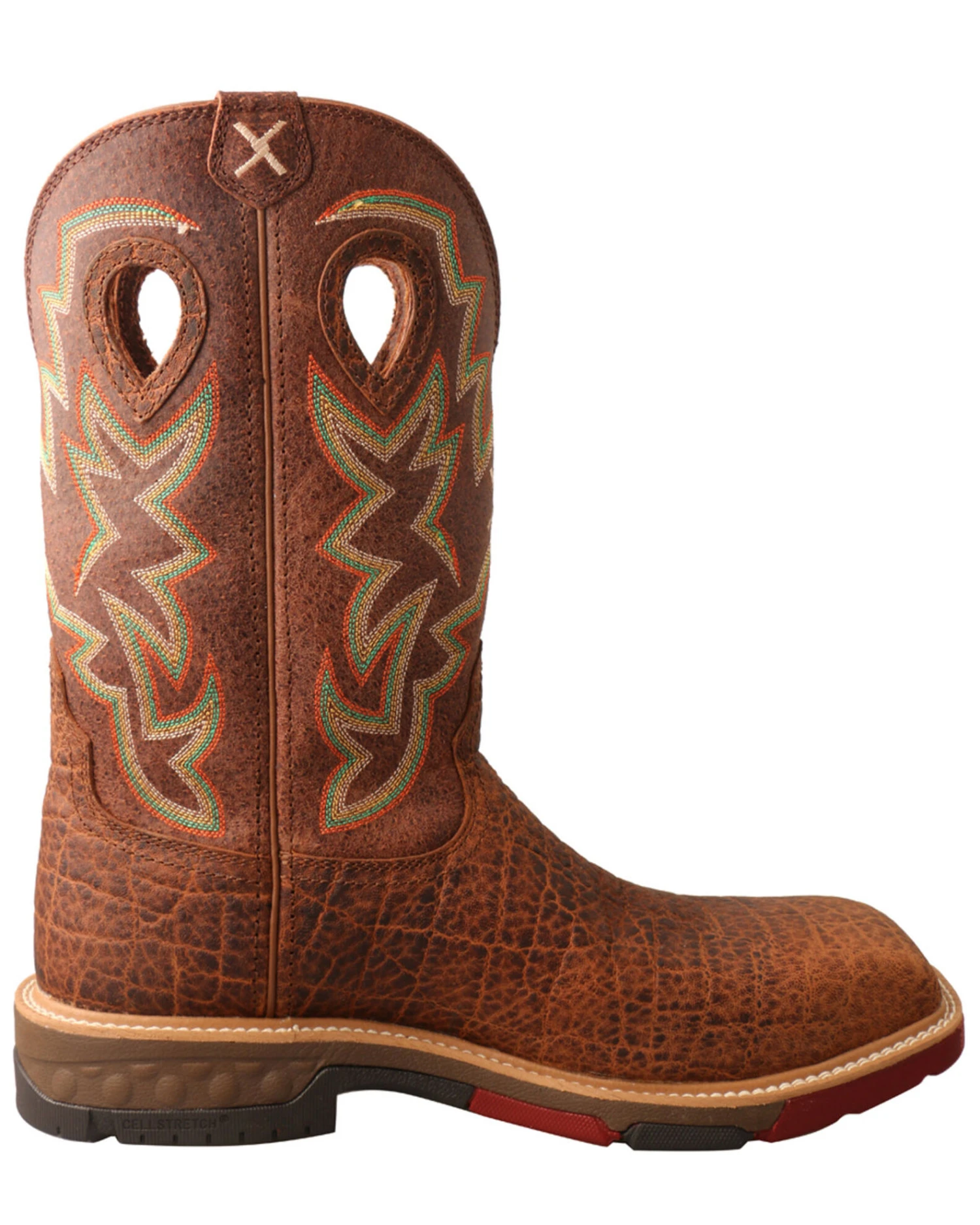 Twisted X Men's Tan Western Work Boots - Soft Toe 4 Twisted X Men's Tan Western Work Boots - Soft Toe - Image 2